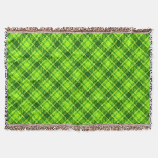 Green Tartan Checkered Plaid Pattern-57578 Deken (Voorkant)