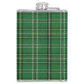 Green Tartan Flask Heupfles (Achterkant)