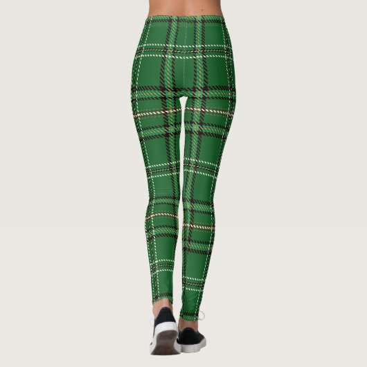 Green Tartan Leggings (Achterkant)