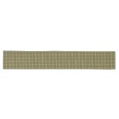 Green Tartan Long Table Runner Lange Tafelloper (Horizontaal)