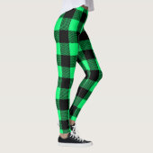 Green Tartan Pattern Leggings (Rechts)