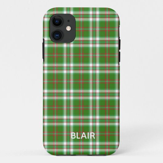 Green Tartan Phone Case (Achterkant)