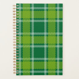 Green Tartan Planner