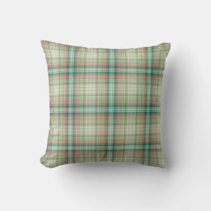 Green Tartan Pset Kussen
