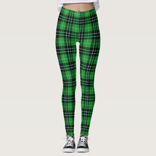 Green Tartan Pset Leggings (Voorkant)