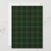 Green Tartan Pset Scottish Pattern-platte kaart (Voorkant)