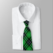 Green Tartan Scottish Plaid Stropdas (Gebonden)