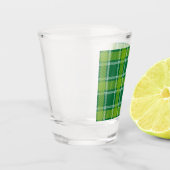 Green Tartan Shot Glass Glas (Links)