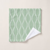 Green Tatewaku Same Komon Bad Handdoek (Wasdoekje)