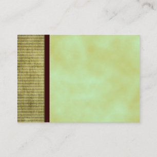 Green Tea Blank Craft Label Card