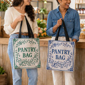 "GREEN-TEA" BOODSCHAPZAK - CHINOISERIE TOTE BAG