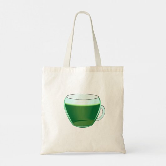 Green Tea Canvas tas (Achterkant)