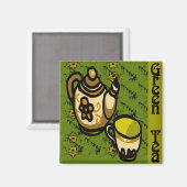 Green Tea Magneet (Voorkant / Achterkant)