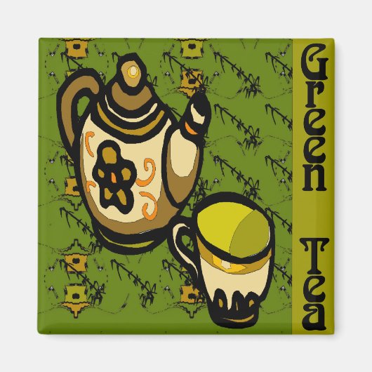 Green Tea Magneet (Voorkant)