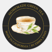 Green Tea Modern label (Voorkant)