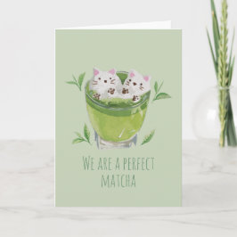 Green Tea Pun: We zijn een Matcha Notitiekaartje