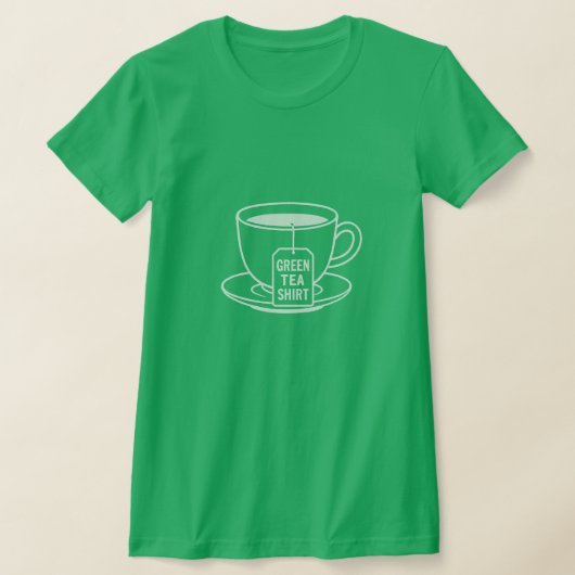 Green Tea Shirt - T-shirt voor GreenTea liefhebber (Laagn)