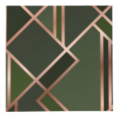 Green,teal,gold, golden,geometric,pattern,modern,e kubus (Rechts)