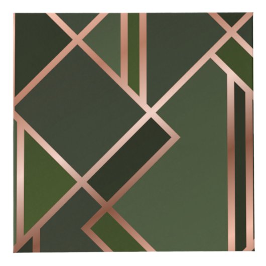Green,teal,gold, golden,geometric,pattern,modern,e kubus (Rechts)