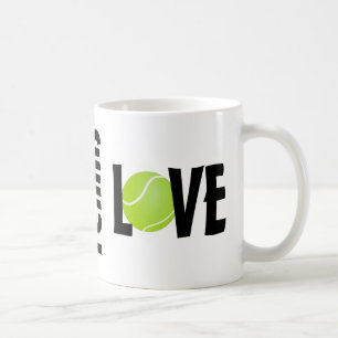 Green Tennis Ball LOVE Koffiemok