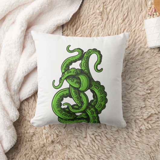 Green Tentacles Kussen (Deken)