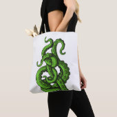 Green Tentacles Tote Bag (Dichtbij)