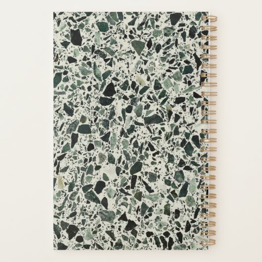 Green Terrazzo Planner (Achterkant)