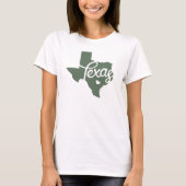Green Texas Heart T-shirt (Voorkant)