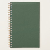 Green Textured 5.5x8.5 Planner for Home or Office (Voorkant)
