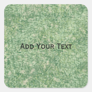 Green Textured Background van Shirley Taylor Vierkante Sticker