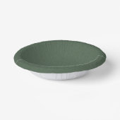 Green Textured Paper Bowl for Parties Papieren Kommen (Gebogen)