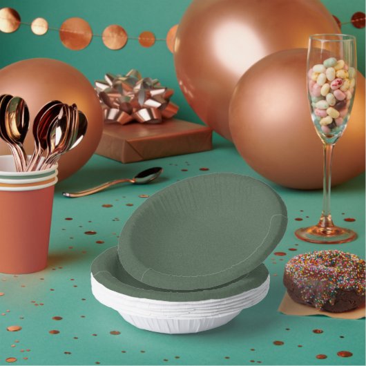 Green Textured Paper Bowl for Parties Papieren Kommen (Multi)