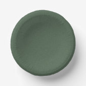 Green Textured Paper Bowl for Parties Papieren Kommen (Voorkant)