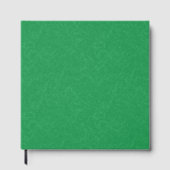 Green textured surface with swirling pattern gastenboek (Voorkant)