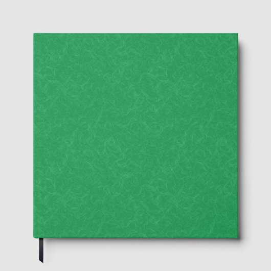 Green textured surface with  swirling pattern gastenboek (Voorkant)