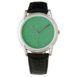 Green textured surface with  swirling pattern horloge