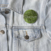 Green Theresa Ronde Button 5,7 Cm (In situ)