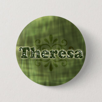 Green Theresa Ronde Button 5,7 Cm