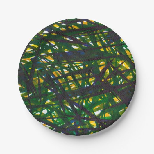 Green Thicket II Papieren Bordje (Voorkant)