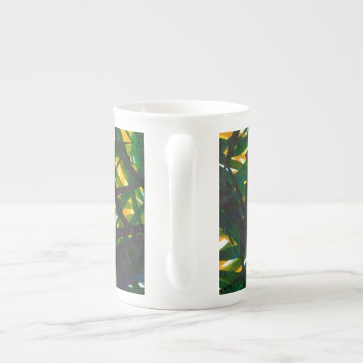 Green Thicket II Porselein Kop (Achterkant)