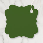 Green Think of Me Celebration of Life Candle Bedankjes Labels (Achterkant)
