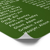 Green This Candle Burns Class Reunion Memorial Poster (Hoek)