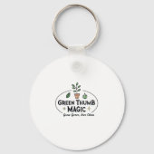 Green Thumb Magic | Urban Gardening T-Shirt Sleutelhanger (Voorkant)