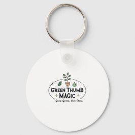 Green Thumb Magic | Urban Gardening T-Shirt Sleutelhanger