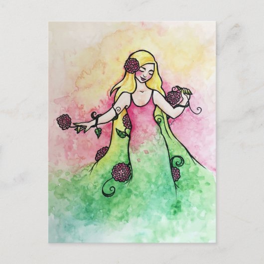 Green Thumb Springtime Briefkaart (Voorkant)