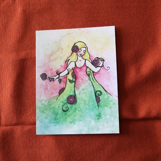 Green Thumb Springtime Briefkaart