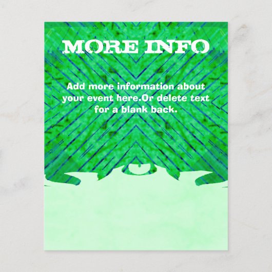 Green Tiedye Photo Event Flyers (Achterkant)