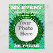 Green Tiedye Photo Event Flyers (Voorkant)