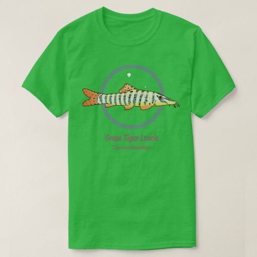 Green Tiger Loach T-shirt (Design voorkant)