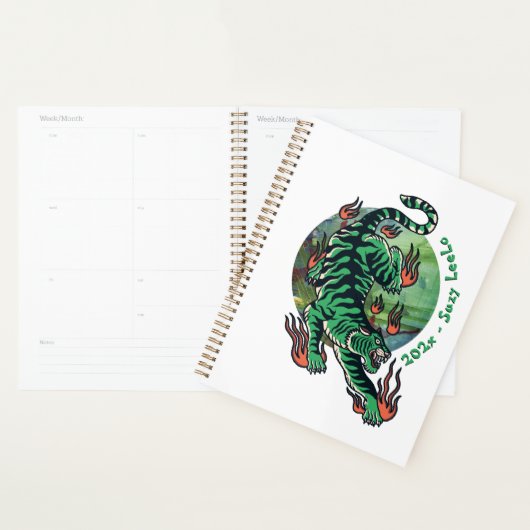 Green Tiger Planner (Display)